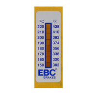 EBC Racing Level Caliper Temperature Strips (8 Pack)