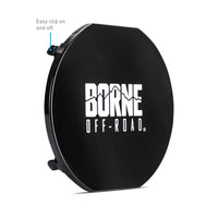 Borne Off-Road 7in Round Light Cover Black