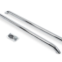 Go Rhino Bed Rails - 47 1/2in Long - w/o Base Plates - Chrome