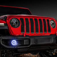 Oracle Jeep Wrangler JL/Gladiator JT LED Surface Mount Fog Light Halo Kit - White SEE WARRANTY