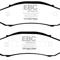 EBC 97-99 Jeep Cherokee 2.5 82mm High Rotors Greenstuff Front Brake Pads