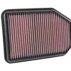 K&N 07-15 Jeep Wrangler L4-2.8L DSL Replacement Drop In Air Filter