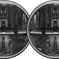 Rigid Industries 7in Round Headlights w/ PWM Adaptors - Set of 2