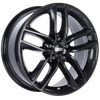 BBS SX 20x9 5x114.3 ET42 Crystal Black Wheel -82mm PFS/Clip Required