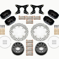 Wilwood Dynapro Lug Mount Dual Rear Dynamic Kit SA Drilled M-W/Lamb Ends .690in Studs