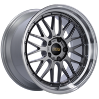 BBS LM 19x9.5 5x120 ET48 Diamond Black Center Diamond Cut Lip Wheel -82mm PFS/Clip Required