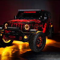 Oracle Jeep Wrangler JK/JL/JT High Performance W LED Fog Lights - ColorSHIFT - Dynamic SEE WARRANTY