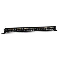 Go Rhino Xplor Blackout Combo Series Sgl Row LED Light Bar w/Amber (Side/Track Mount) 20.5in. - Blk