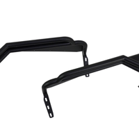 Fishbone Offroad 97-06 Jeep Wrangler TJ Steel Tube Fenders Front 3In Flare - Blk Textured Powdercoat