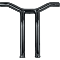 Burly Brand Dominator Raked Bar 12in - Matte Black