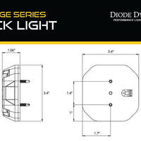 Diode Dynamics Stage Series Rock Light Surface Mount Adapter Kit (one)