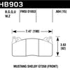 Hawk 2020 Ford Mustang 5.2L Shelby GT350 Front ER-1 Brake Pads