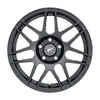 Forgestar F14 Drag 18x8.0 / 5x120 BP / ET15 / 5.125in BS Satin Black Wheel