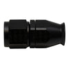 DeatschWerks 8AN Female Swivel Straight Hose End PTFE (Incl 1 Olive Insert) - Anodized Matte Black