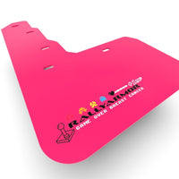 Rally Armor 22-24 Subaru WRX Pink Mud Flap BCE Logo