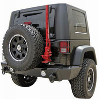 Rampage 2007-2018 Jeep Wrangler(JK) Recovery Bumper Rear - Black