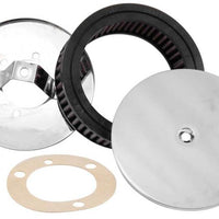 K&N 4in ID / 5.5in OD / 2in H Custom Assembly Filter designed to fit Harley-Davidson Motorcycle