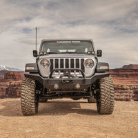 Rugged Ridge HD Bumper Full Width Front 07-18 Jeep Wrangler JK 18-20 Jeep Wrangler JL 2020 JT