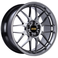 BBS RG-R 19x8.5 5x120 ET32 Diamond Black Wheel -82mm PFS/Clip Required