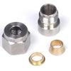 Haltech 1/4in Stainless Steel Weld-On Kit (Incl Nut & Ferrule)