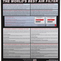 K&N Replacement Air Filter 92-97 Alfa Romeo 155 2.0L