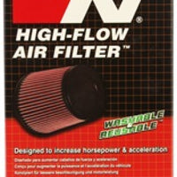 K&N Filter Universal Rubber Round Air Filter 20 Deg Flange Angle 2.25in Flange ID x 3.5in OD x 6in H