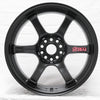 Gram Lights 57DR 19x9.5 +25 5-112 Semi Gloss Black Wheel