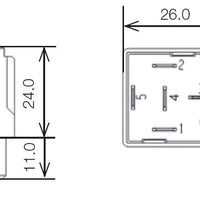 Hella Relay 12V 20/40A Spdt Res