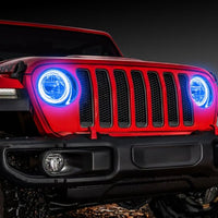 ORACLE Lighting Jeep Wrangler JL/Gladiator JT LED Surface Mount Headlight Halo Kit SEE WARRANTY