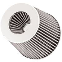 Spectre Adjustable Conical Air Filter 5-1/2in. Tall (Fits 3in. / 3-1/2in. / 4in. Tubes) - White