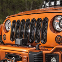 Rugged Ridge Grille Inserts Perforated 07-18 Jeep Wrangler