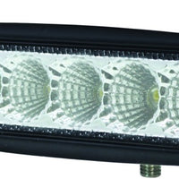 Hella Value Fit Mini 6in LED Light Bar - Flood Beam Pedestal