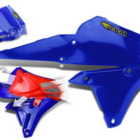 Cycra 15-19 Yamaha WR250F Powerflow Radiator Shrouds - OEM Blue