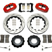 Wilwood Narrow Superlite Red 6R Front Kit 14in Drilled Rotor w/ Lines 05-15 Toyota Tacoma