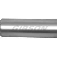 Gibson SFT Superflow Dual/Offset Round Muffler - 8x24in/2.5in Inlet/3in Outlet - Stainless