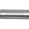 Gibson SFT Superflow Dual/Offset Round Muffler - 8x24in/2.5in Inlet/3in Outlet - Stainless