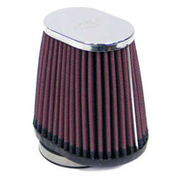 K&N Universal Clamp-On Air Filter 2-1/8in Flange 4in x 3in Base 3in x 2in Top 4in Length