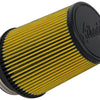 Airaid Universal Air Filter - Cone 4in Flange x 6in Base x 4-5/8in Top x 7in Height - Synthaflow