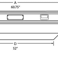 Tradesman Aluminum Flush Mount Truck Tool Box (60in.) - Brite