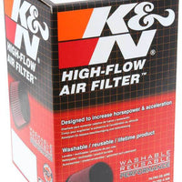 K&N Universal Clamp-On Air Filter - 2 1/4in 10 DEG FLG 3 1/2in OD 6in H