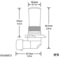 Diode Dynamics H10 HP48 LED - Cool - White (Pair)