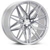 Vossen HF-7 20x10.5 / 5x112 / ET45 / Deep Face / 66.5 - Silver Polished Wheel