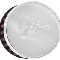 K&N Clamp On Rubber Base Crankcase Vent Filter 0.375in Flange ID x 2in OD x 1.5in Height