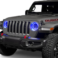 Oracle Jeep Wrangler JL/Gladiator JT 7in. High Powered LED Headlights (Pair) - Dynamic SEE WARRANTY