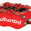 Wilwood Caliper-Dynapro 5.25in Mount-Red 1.00in Pistons .81in Disc