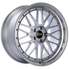 BBS LM 20x9.5 5x120 ET37 Diamond Silver Center Diamond Cut Lip Wheel -82mm PFS/Clip Required