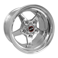 Race Star 92 Drag Star 17x7 5x135bc 4.25bs Direct Drill Polished Chrome Wheel