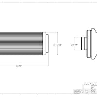 Aeromotive Pro-Series In-Line Fuel Filter - ORB-12 - 10 Micron Microglass Element