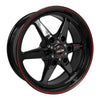 Race Star 93 Truck Star 17x4.50 6x5.50bc 1.75bs Direct Drill Gloss Black Wheel