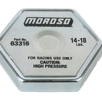 Moroso Racing Radiator Cap - 14-18lbs